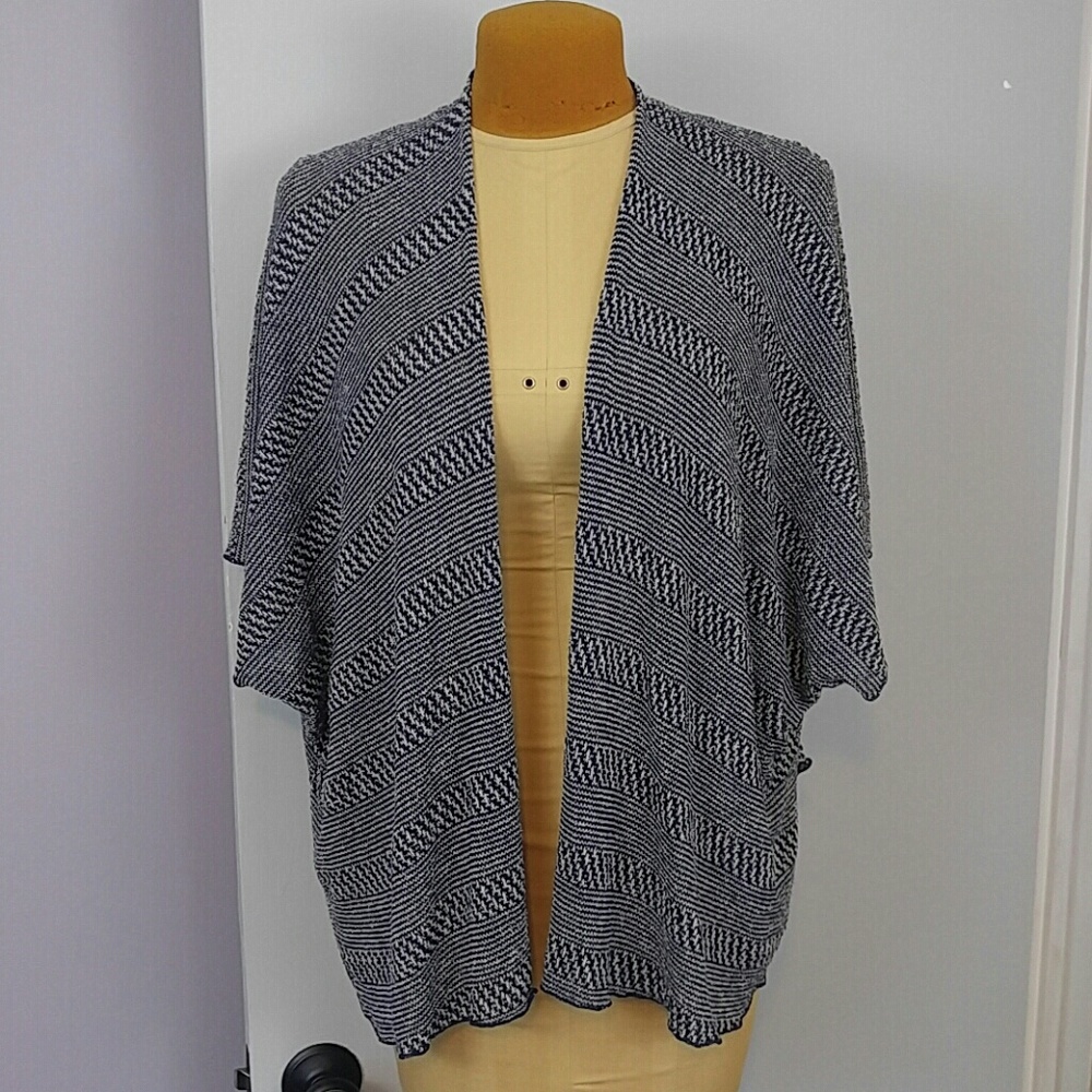 Julie Billiart Blue Cardigan size small EUC